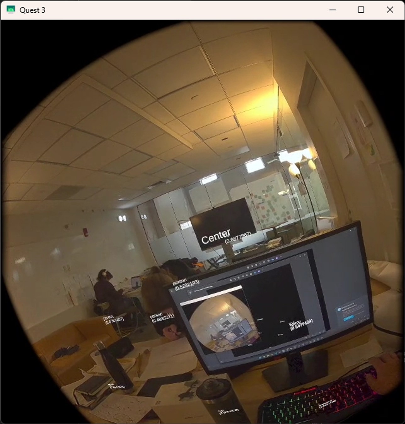 Additional Quest 3 environment mapping with Spanish vocabulary