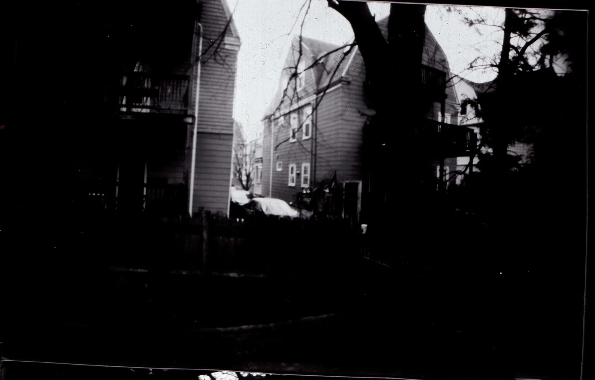 Panoramic neighborhood view